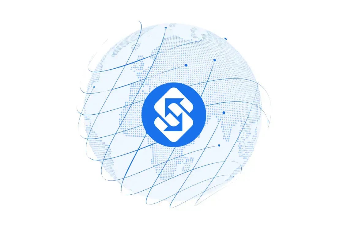 illustration of connected world through Sakari SMS software