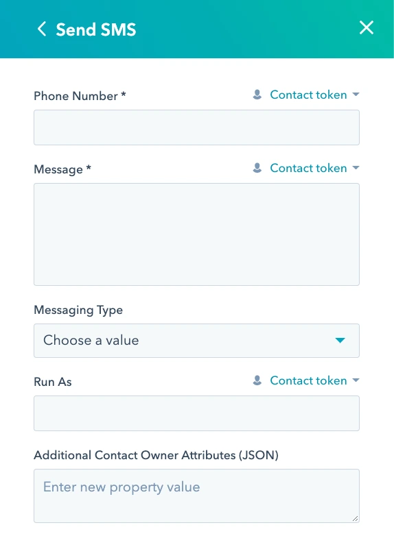 Sakari HubSpot Integration How to Send Personalized Contact Owner Messages